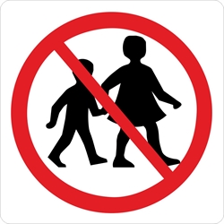 Børn  forbudt